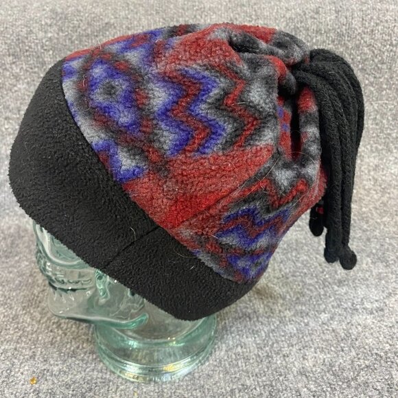 The Mews Hat All Over Print Polartec Fleece USA Made Dreads - Picture 3 of 6